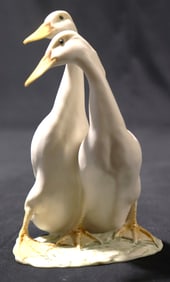 Vintage Kaiser porcelain figurine of a pair of ducks.