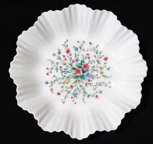 Vintage Limoges porcelain bowl in the Trianon pattern