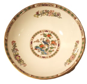 Wedgwood Kutani Crane fruit or dessert bowl.