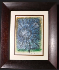 Framed Mixed Media on Paper signed Takahiko Hayashi