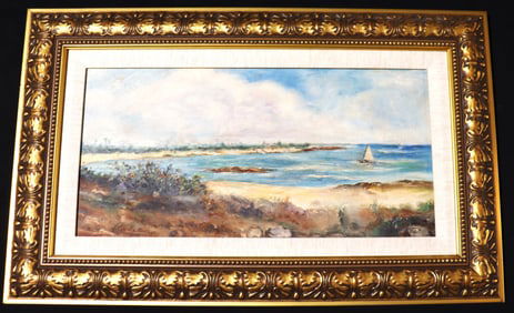 Framed Oil on Panel signed LEOPOLDO ROMANACH