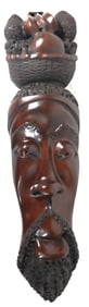 HAND CARVED WOODEN CUBAN MASK