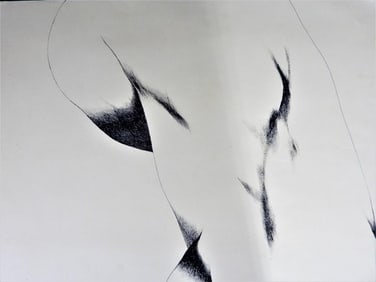 Unframed Drawing on paper signed Servando CABRERA MORENO and dated 79