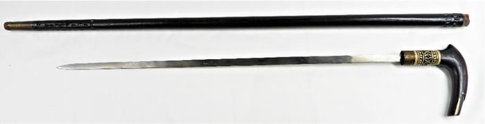 Indian made sword walking stick / cane.