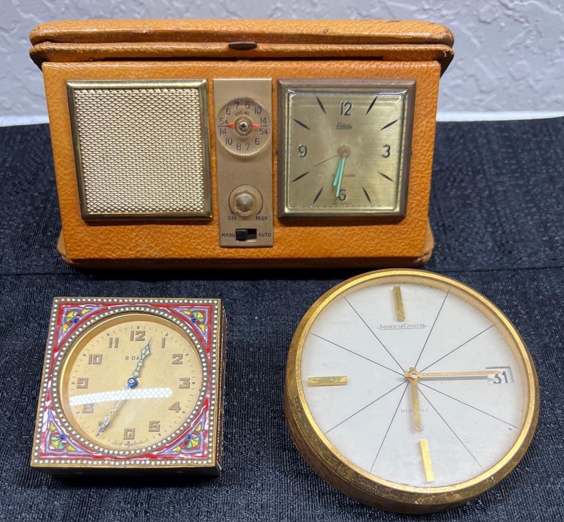 Three Vintage Desk Clocks (1 of 7)