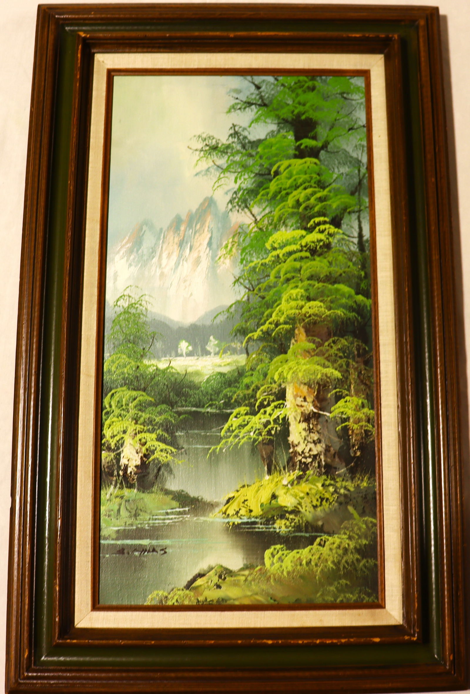 Framed Oil on Canvas signed lower left (1 of 8)