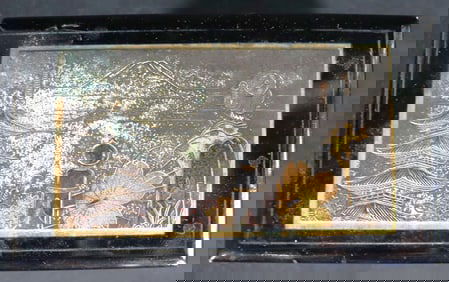 VINTAGE 1984 LIMITED EDITION ART OF Yoshinobu HARA MUSIC JEWELRY BOX NO 5812 from Japan