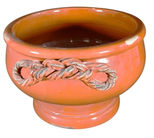 Rustic garden ceramic Planter by Vietri made in Italy