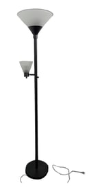 Floor Lamp with Glass Shade