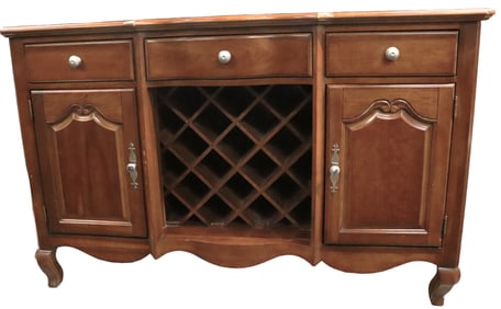 Vintage Wooden Sideboard Buffet