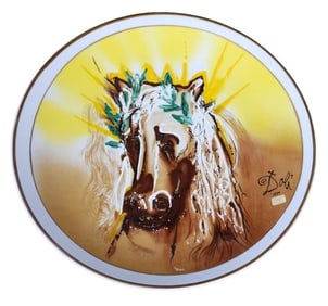 Large Porcelain plate by Salvador Dali
