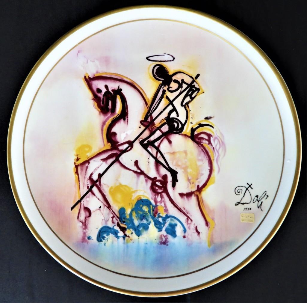 Large Porcelain plate by Salvador Dali (1 of 8)