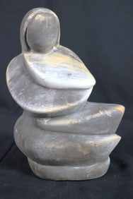 Stone Abstract sculpture unsigned, Untitled