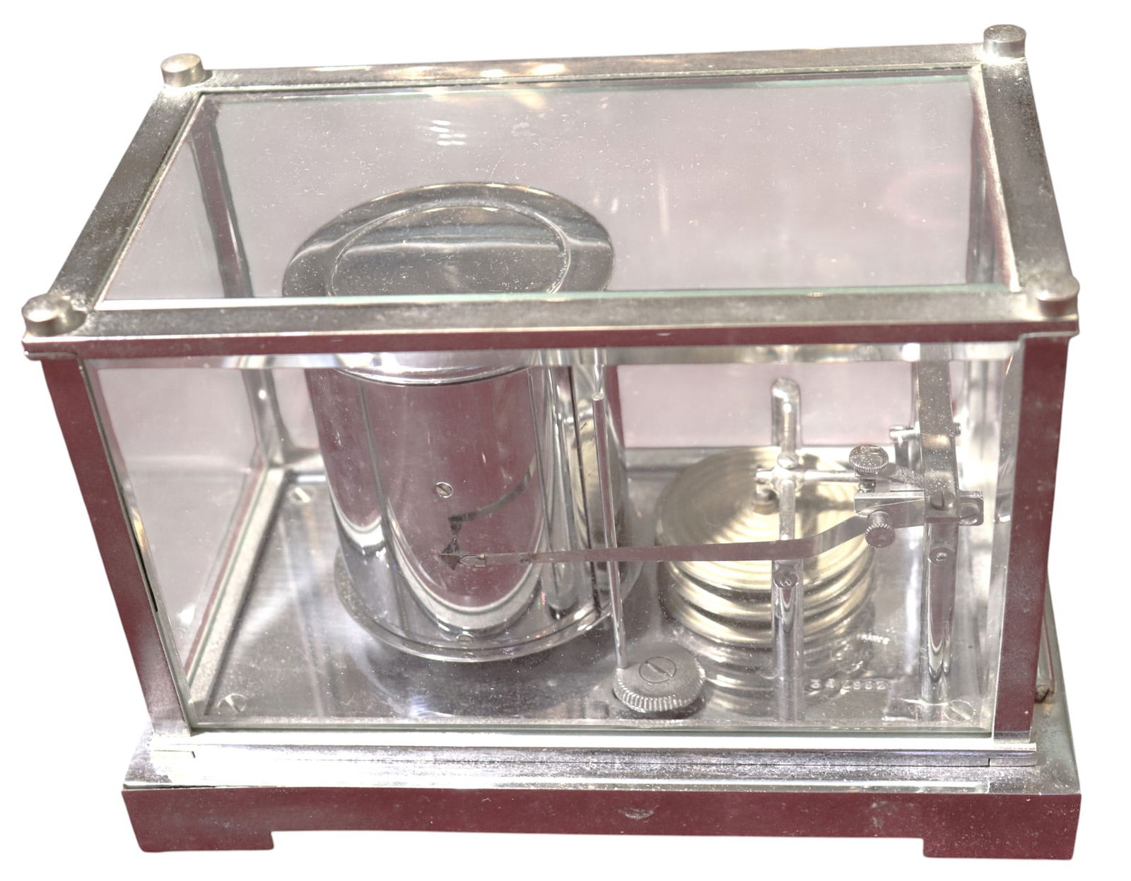 Barograph or recording barometer signed LM for Léon Maxant (1 of 9)