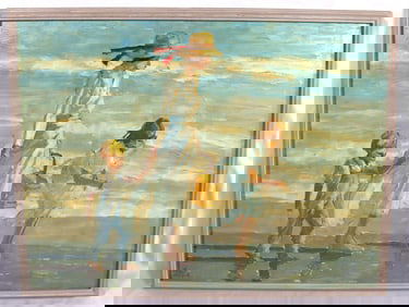 Framed Oil on Canvas signed Pablo MATANIA