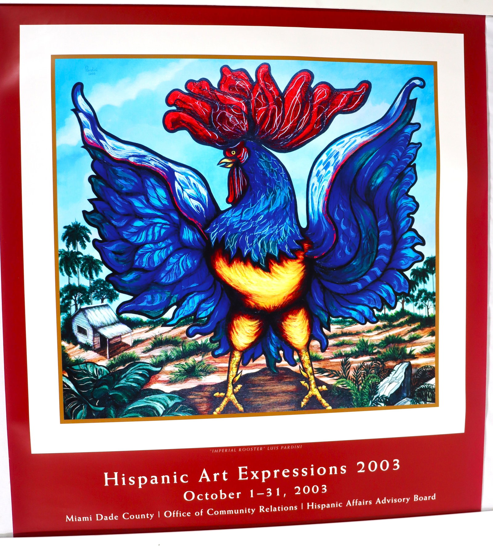 A poster for the "Hispanic Art Expressions 2003" (1 of 5)