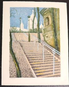 Unframed Lithograph on paper numbered 109/275 and signed