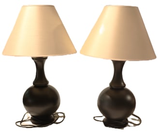 Pair of Table Lamps with Shade.