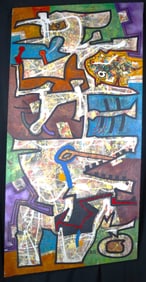 Oil on Canvas signed BORO and dated 2006