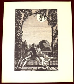 Unframed Casanova print by Rockwell Kent