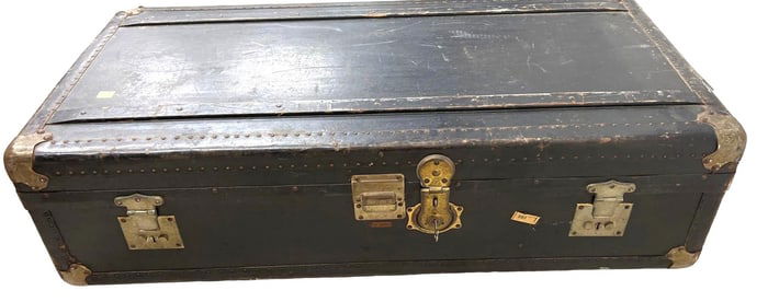 Vintage Vacationer Steamer Trunk