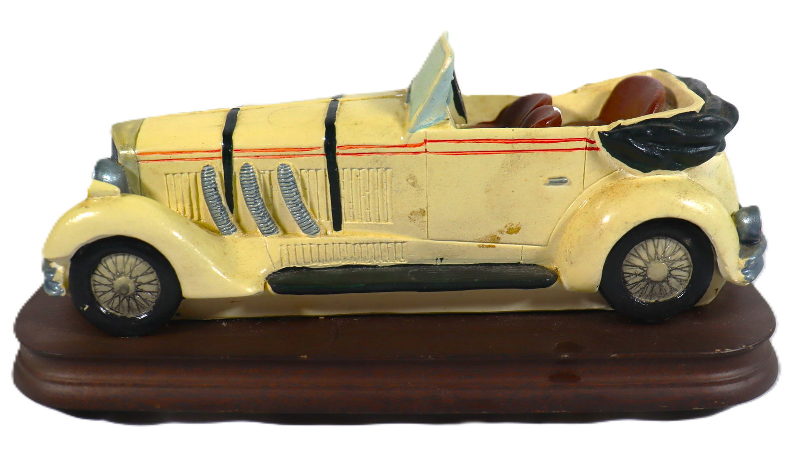 Vintage 1934 Duesenberg Model ceramic car replica. (1 of 14)