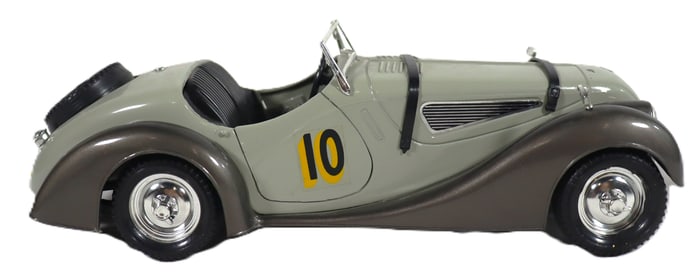 Vintage POLISTIL TG6 BMW 328 TWO TONE GREY scale 1/16