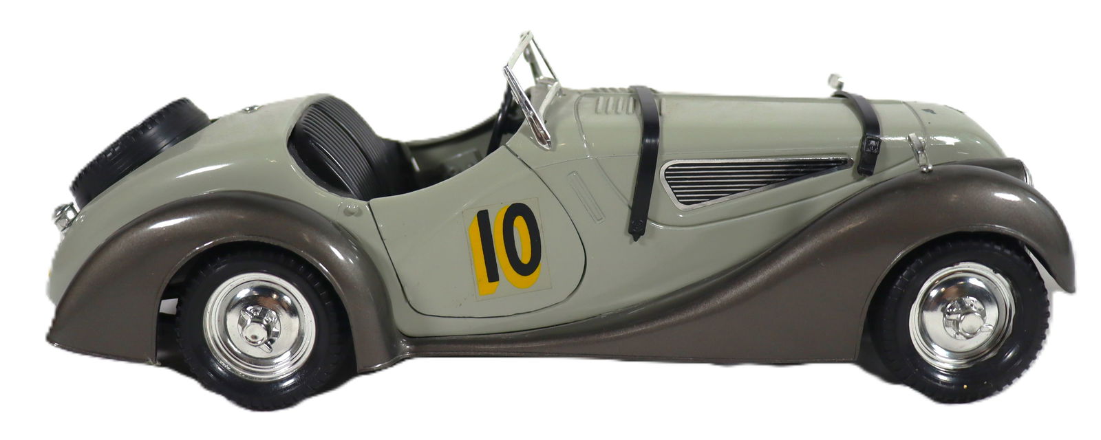 Vintage POLISTIL TG6 BMW 328 TWO TONE GREY scale 1/16 (1 of 11)