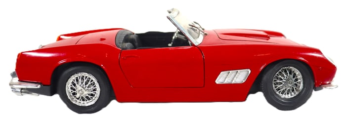 Vintage Ferrari 250 by  Polistil  1/16 Scale Diecast Car