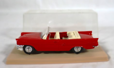Vintage Eligor Chrysler New Yorker Convertible Diecast Car with Case made in France