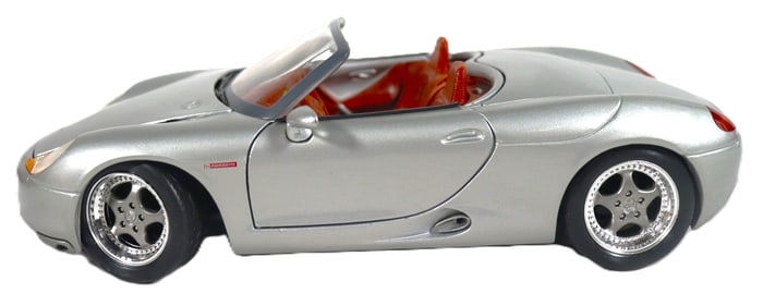 Vintage Maisto 1:18 scale diecast model of a Porsche Boxster