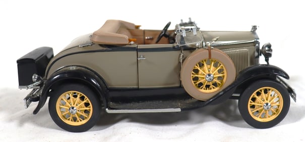 Vintage Danbury Mint 1931 Ford Model A Roadster diecast model car.