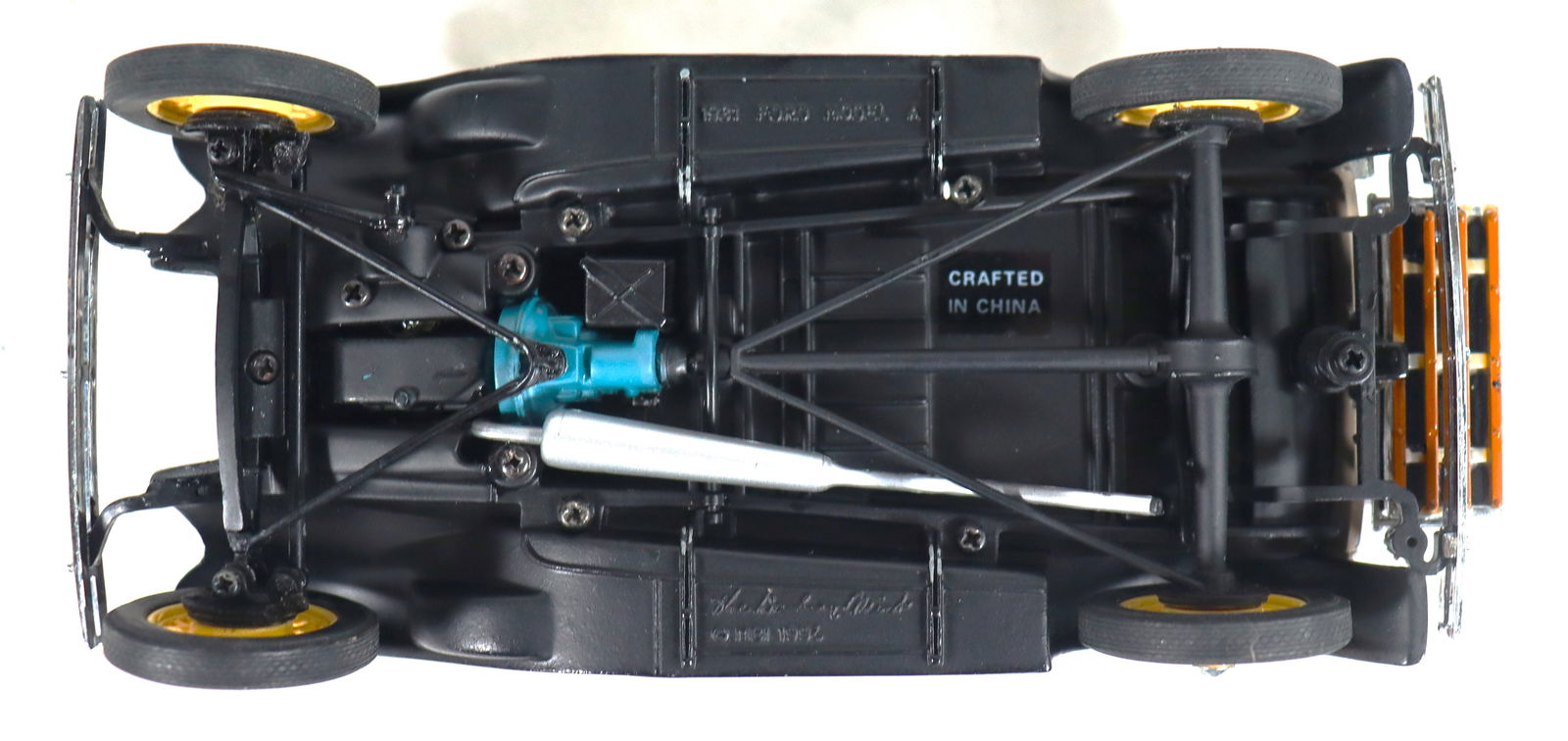 Vintage Danbury Mint 1931 Ford Model A Roadster diecast model car. - 9