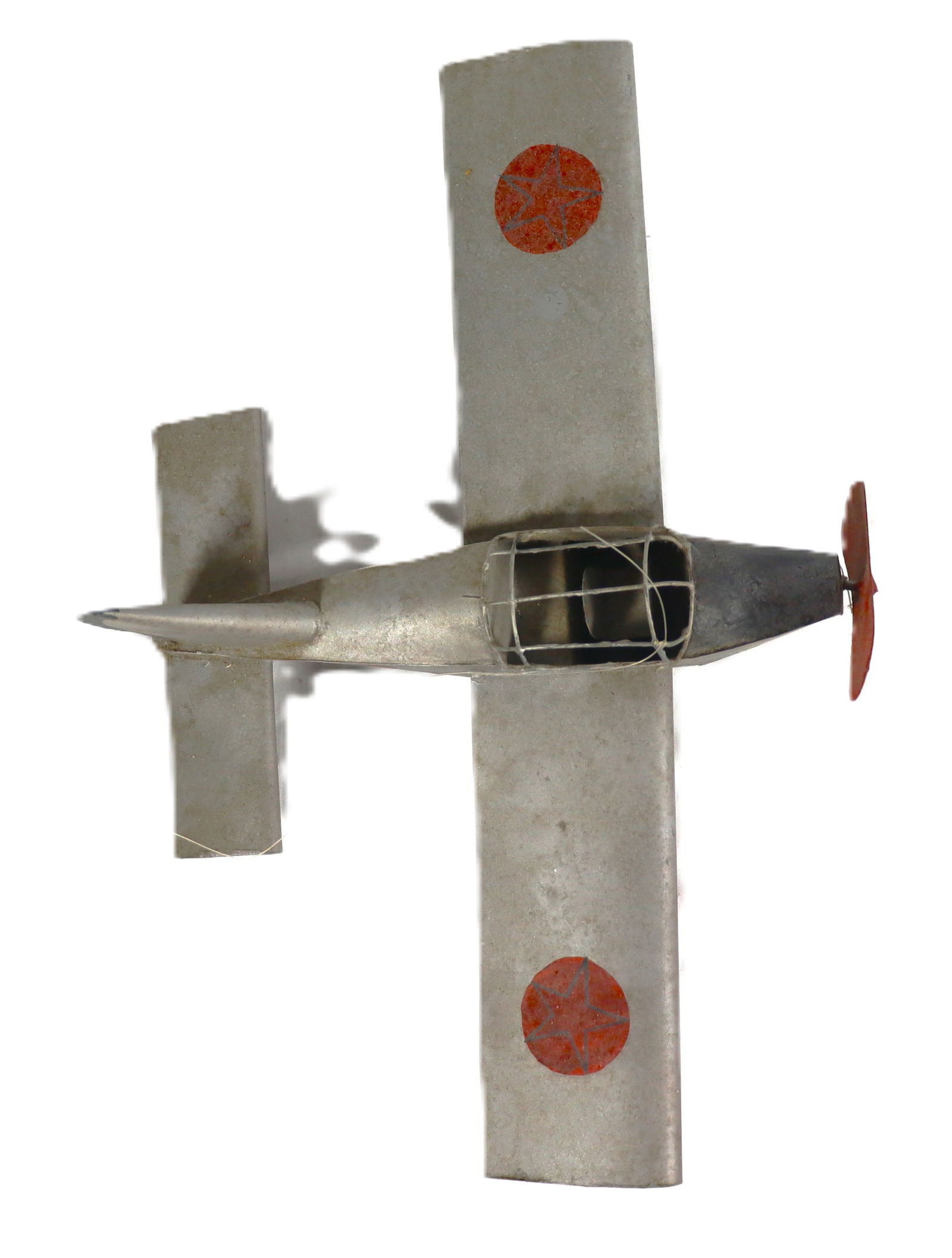 Pottery Barn vintage-style decorative airplane model - 2