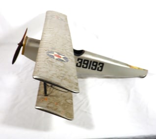 Vintage possible model of a Curtiss JN-4 "Jenny" biplane.