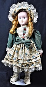 The Heritage Mint Collection Vintage 16" Porcelain Doll