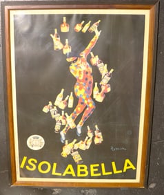 Framed Vintage Advertising Poster of Isolabella