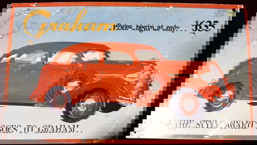 Vintage Metal Sign, GRAHAM Prices begin at only... by AAA Sign Co Coitsville Ohio