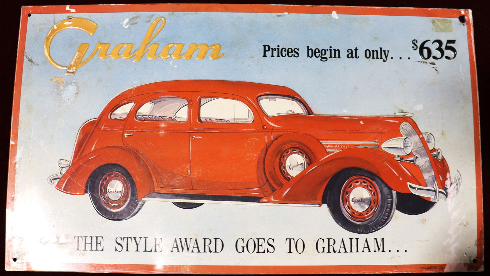 Vintage Metal Sign, GRAHAM Prices begin at only... by AAA Sign Co Coitsville Ohio: Vintage Metal Sign, GRAHAM Prices begin at only... by AAA Sign 1993 Co Coitsville OhioDIMENSIONS: Height: 9.25 inch / 23,5 cm 