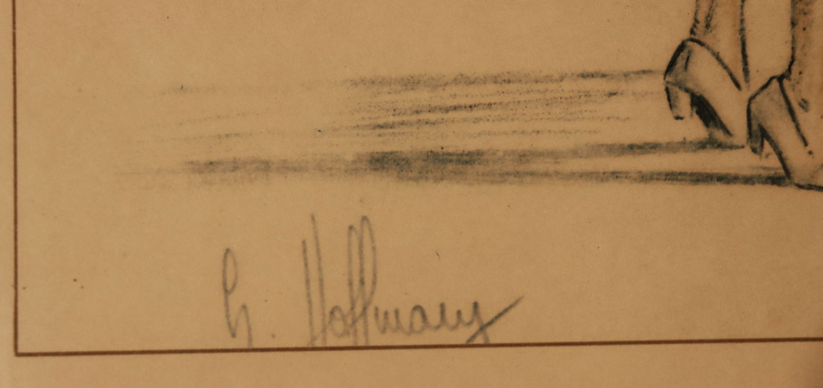 Framed Vintage print of "The Extraction" is a satirical lithograph by the artist Gaston Hoffmann - 5