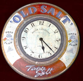 Vintage Old Salt Wall Clock made in England