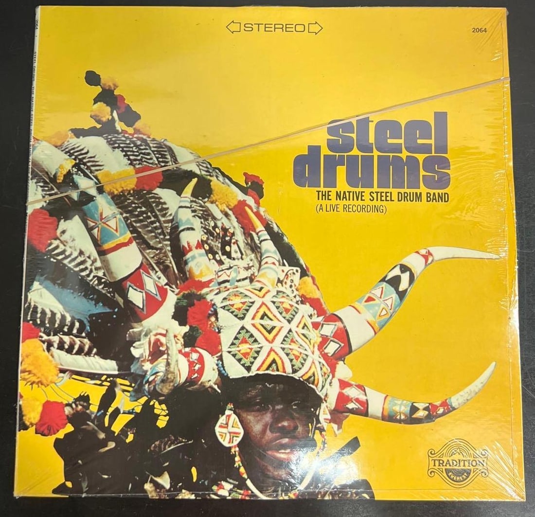 The Native Steel Drum Band Steel Drums (A Live Recording): The Native Steel Drum Band Steel Drums (A Live Recording) Label: Tradition Everest TR 2064 Format: Vinyl, LP, Album, Stereo Country: US Released: 1959 Genre: Latin, Folk, World, &