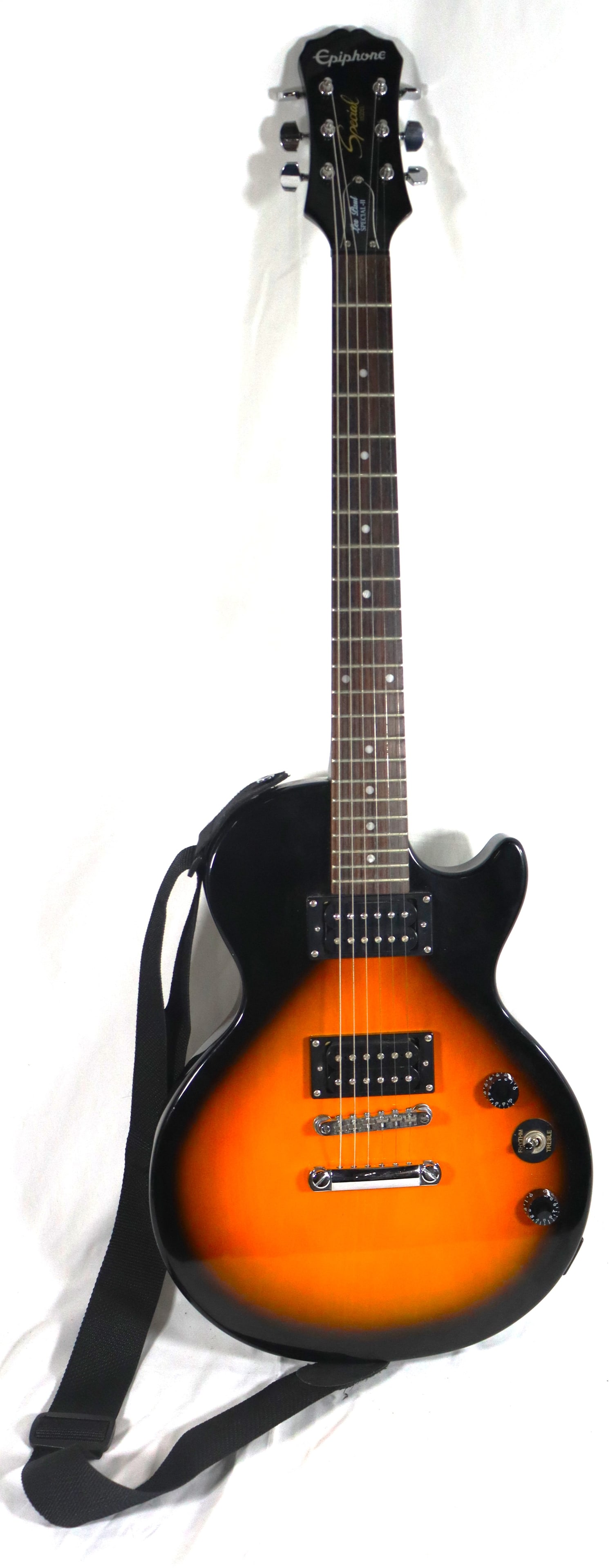 Epiphone Thunderbird electric bass guitar in a Vintage Sunburst finish. (1 of 20)