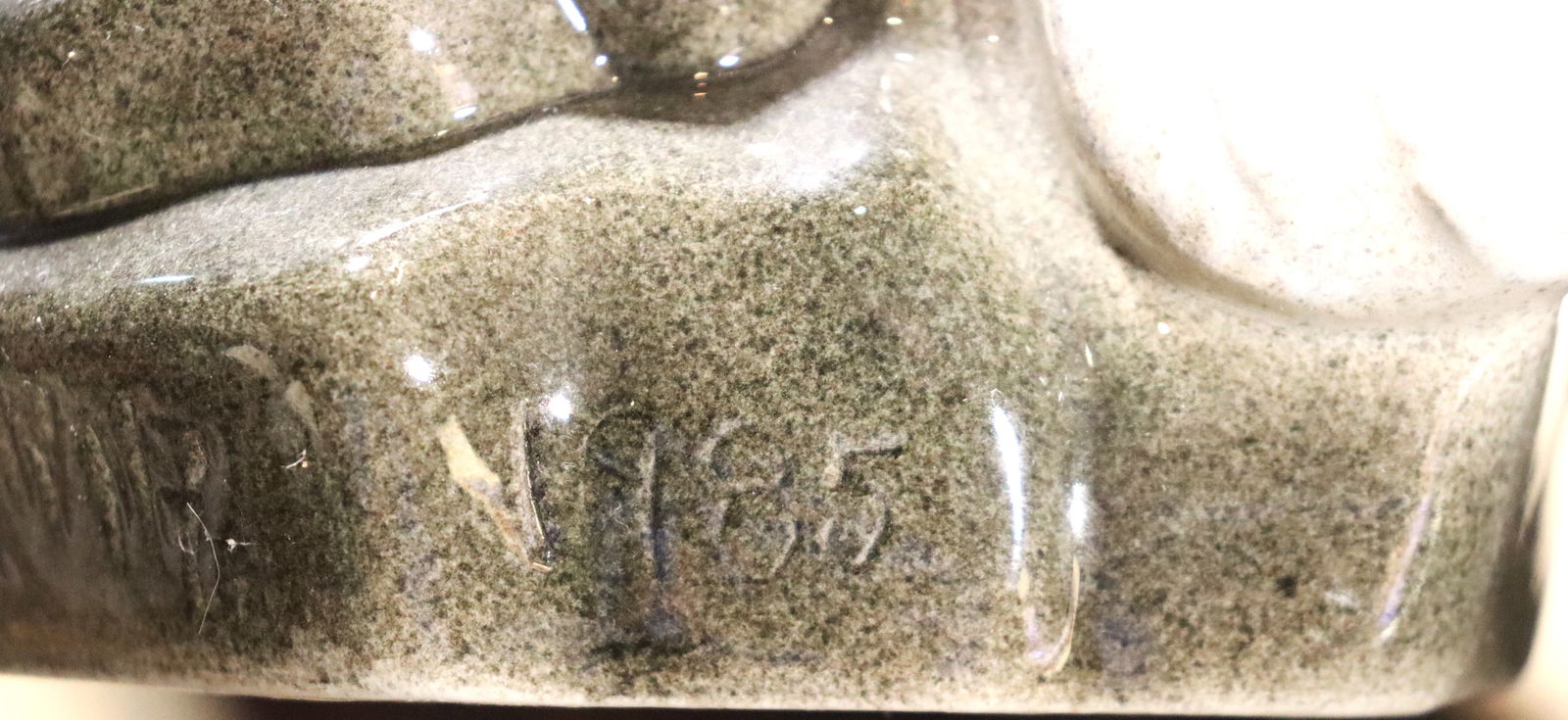 Vintage ceramic bald eagle figurine - 8