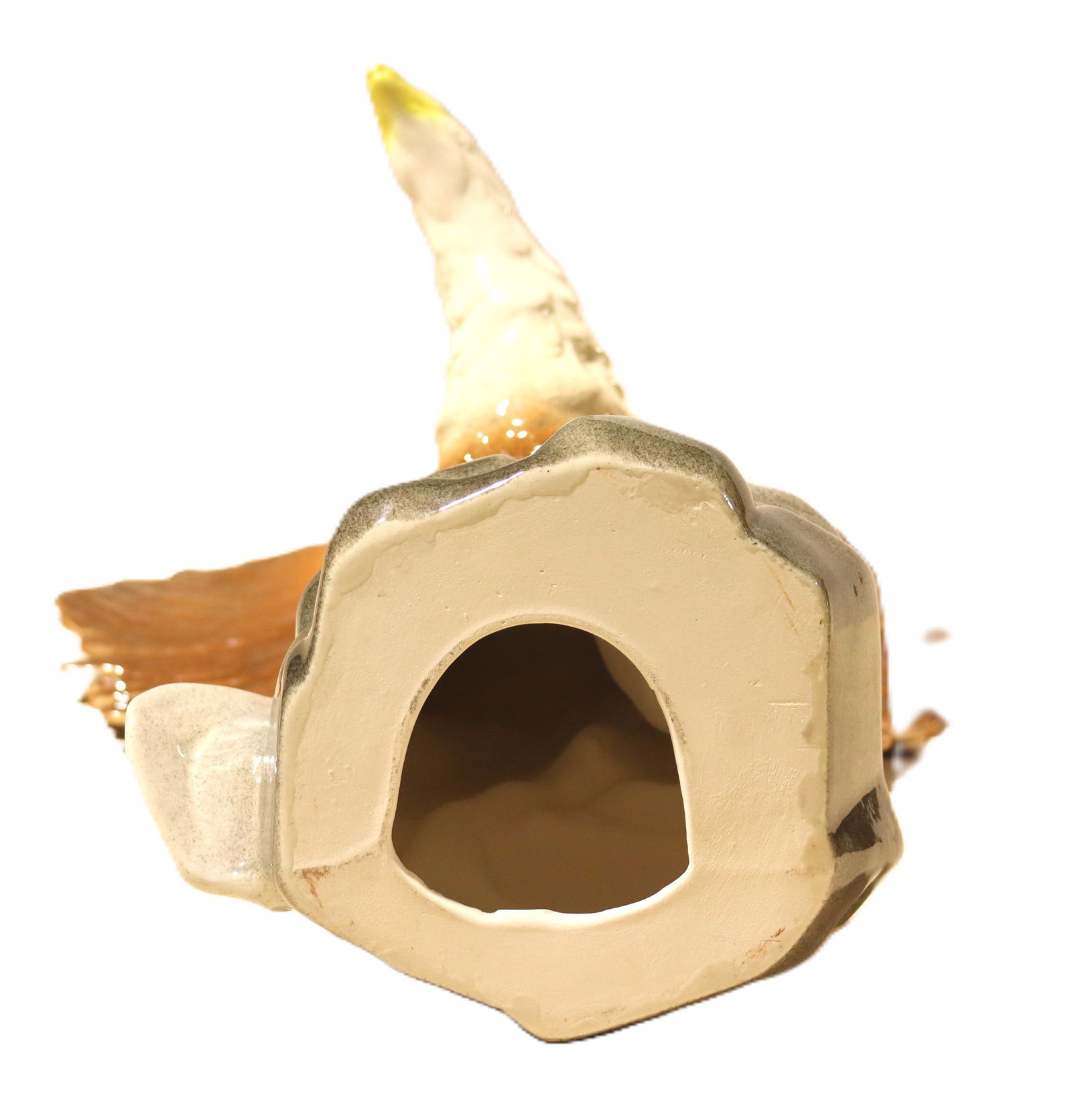 Vintage ceramic bald eagle figurine - 9