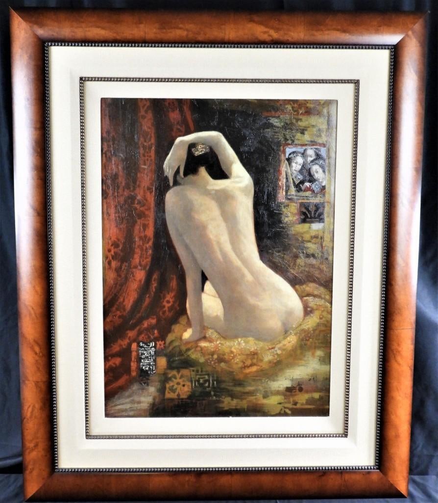 Peter Nixon Giclee on Canvas: Peter Nixon (British, born 1956). Giclee on Canvas ,signed and numberedDIMENSIONS with frame : Height 33.50 inch / 85 cm 