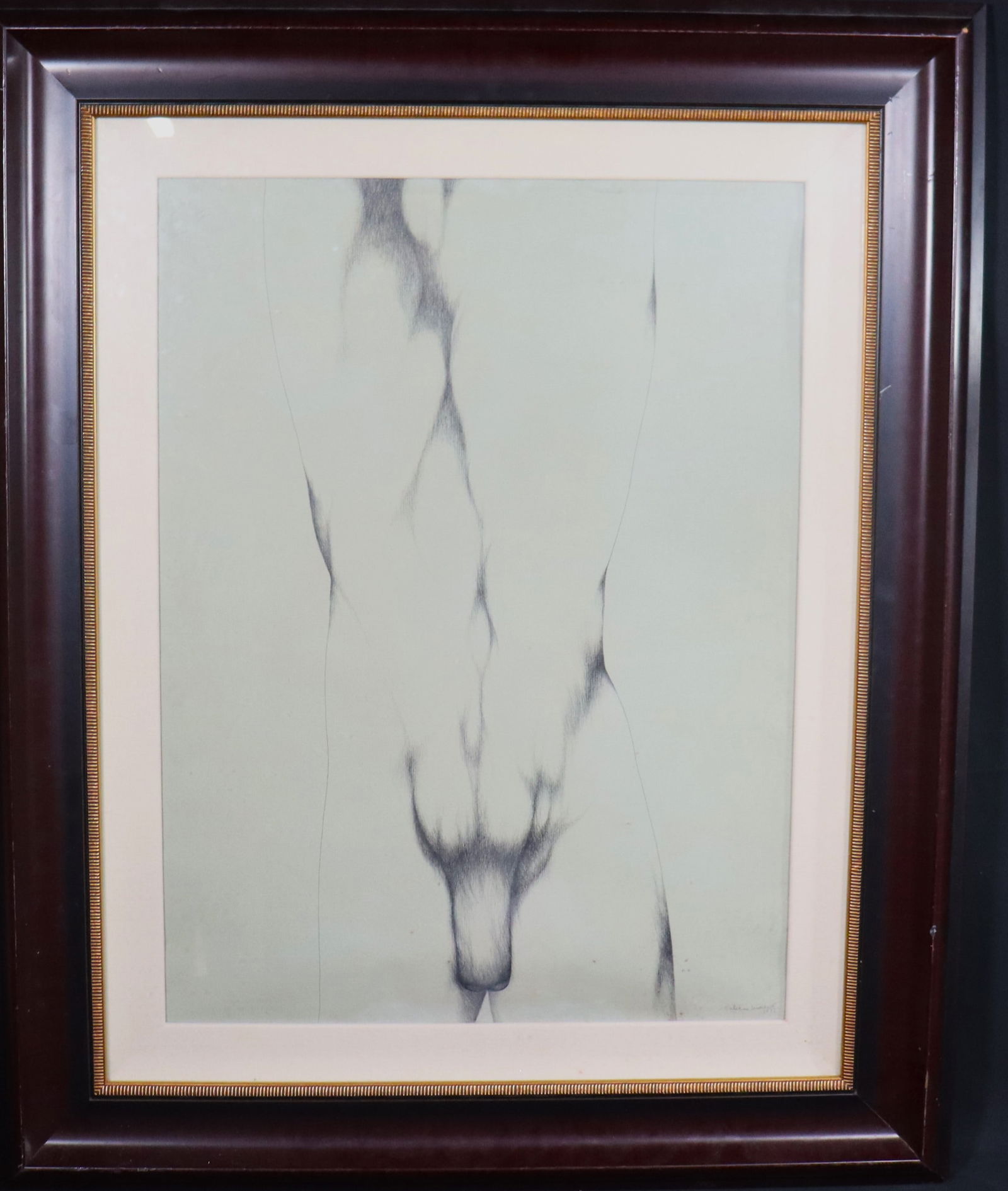 Framed Drawing on paper signed Servando Cabrera Moreno and dated 1972 (1 of 5)