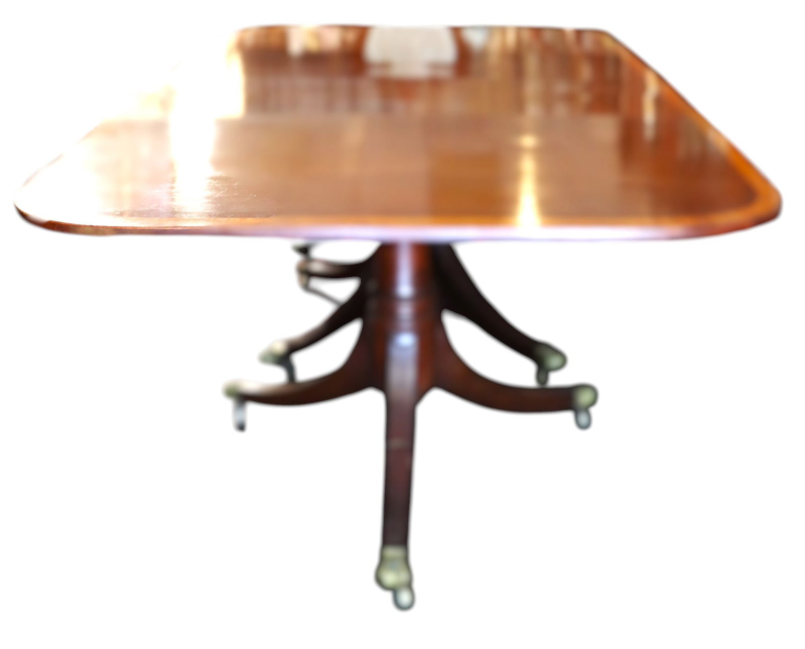 Three Pedestals English Dining Table - 6