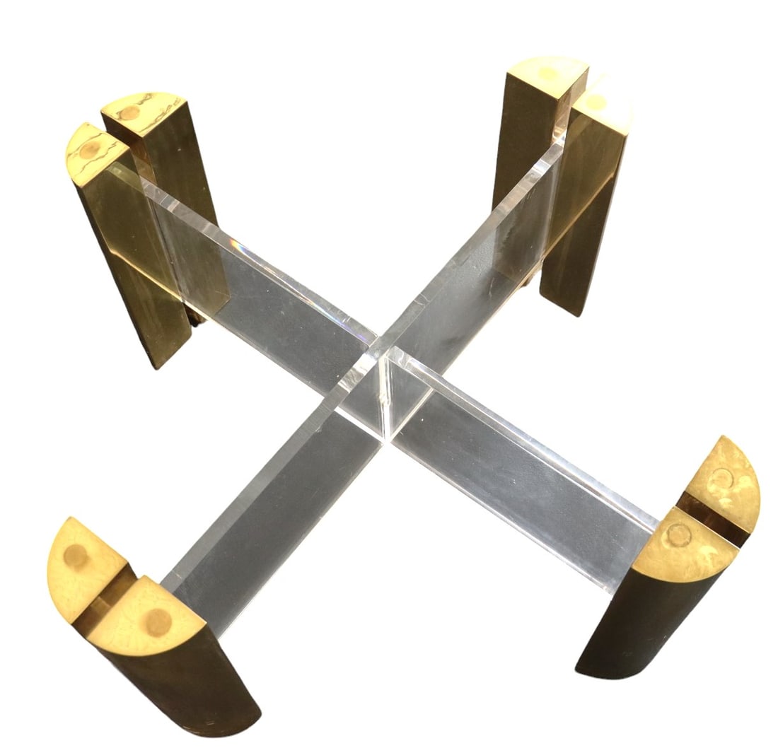 Glass Coffee Table Round Modern - 2