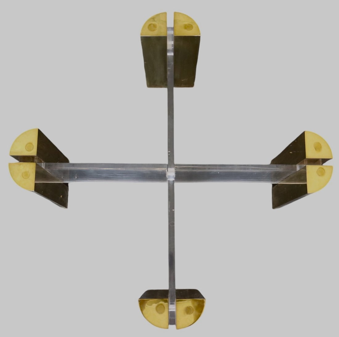 Glass Coffee Table Round Modern - 7